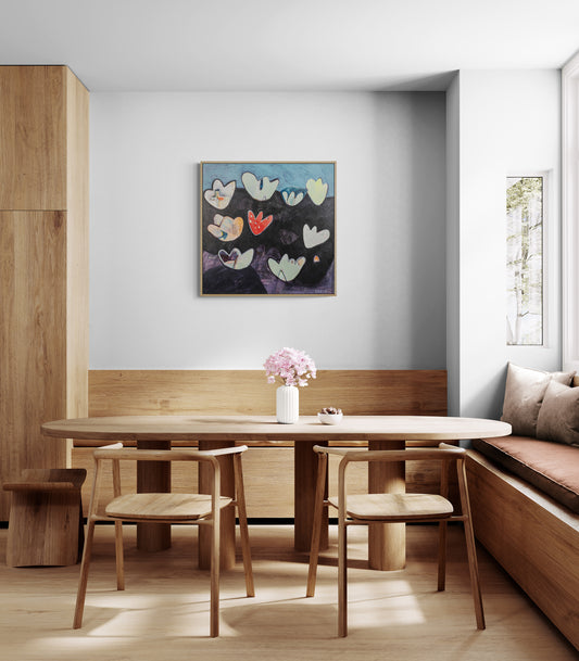 Floating Through Life | Stretched Canvas Print