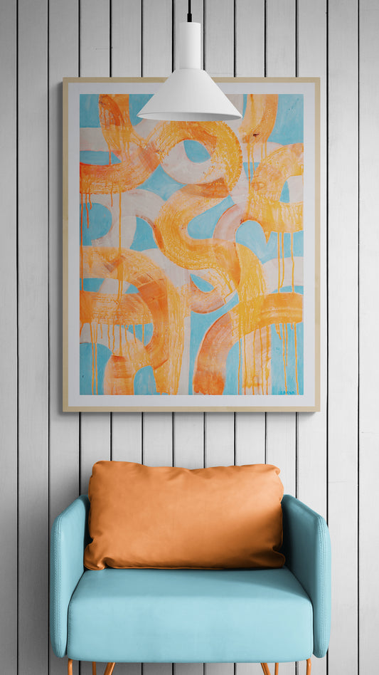 The Art of Falling Forward | Paper Print