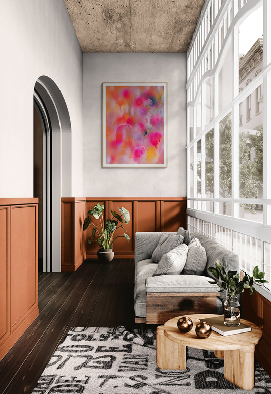 The Future Glitched Softly | Paper Print